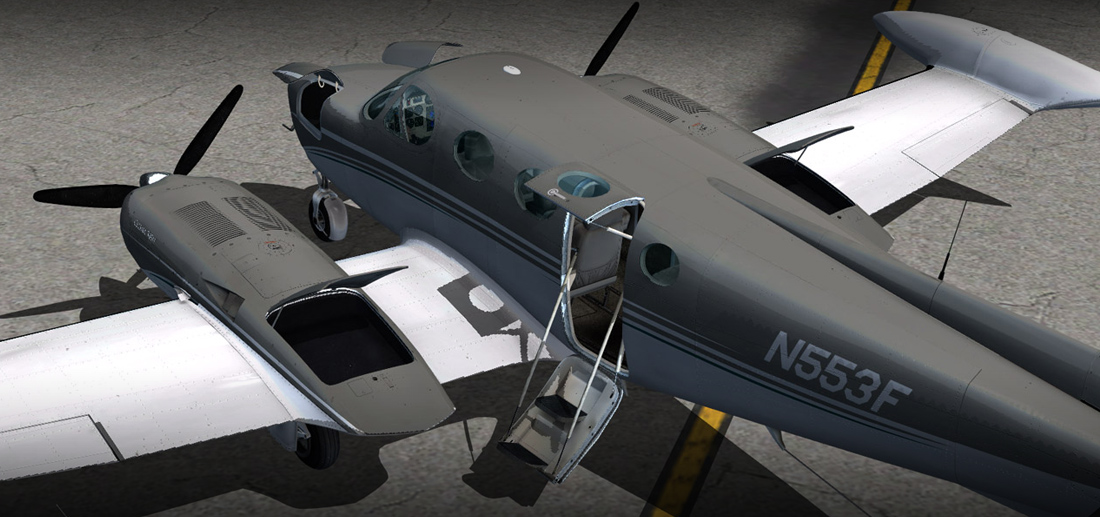 C340 II HD SERIES FSX/P3D – Carenado