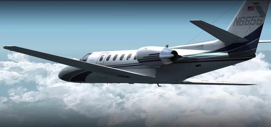 S550 CITATION II HD SERIES FSX/P3D Carenado