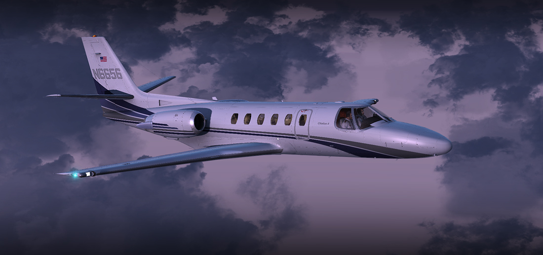S550 CITATION II HD SERIES FSX/P3D Carenado