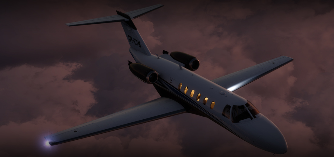 525A CITATION CJ2 HD SERIES FSX/P3D Carenado