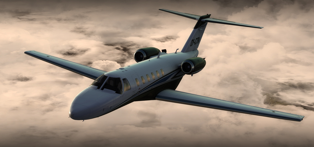 525A CITATION CJ2 HD SERIES FSX/P3D Carenado