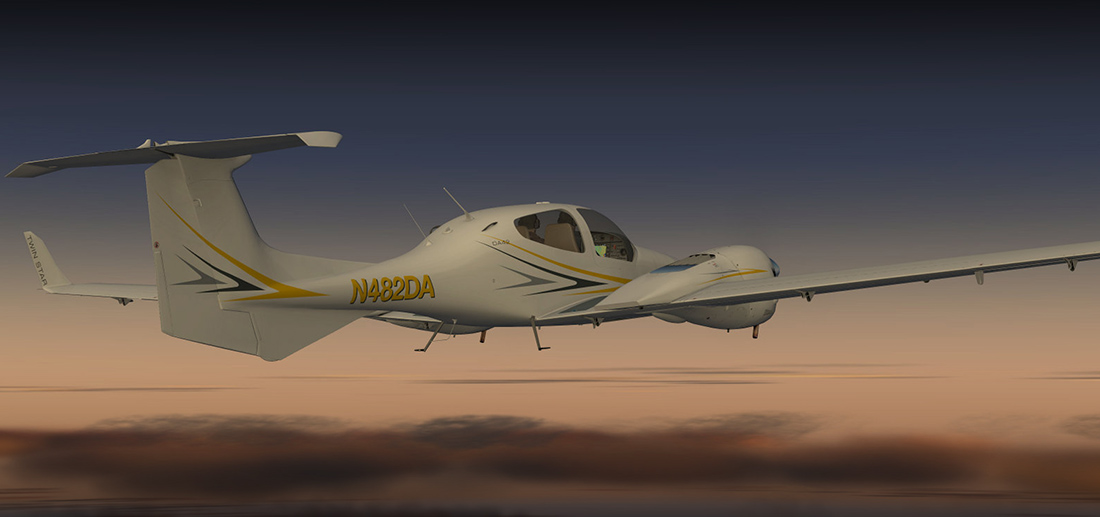 DA42 TWIN STAR XPLANE – Carenado