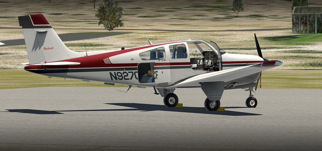 F33A BONANZA XPLANE 11 Carenado