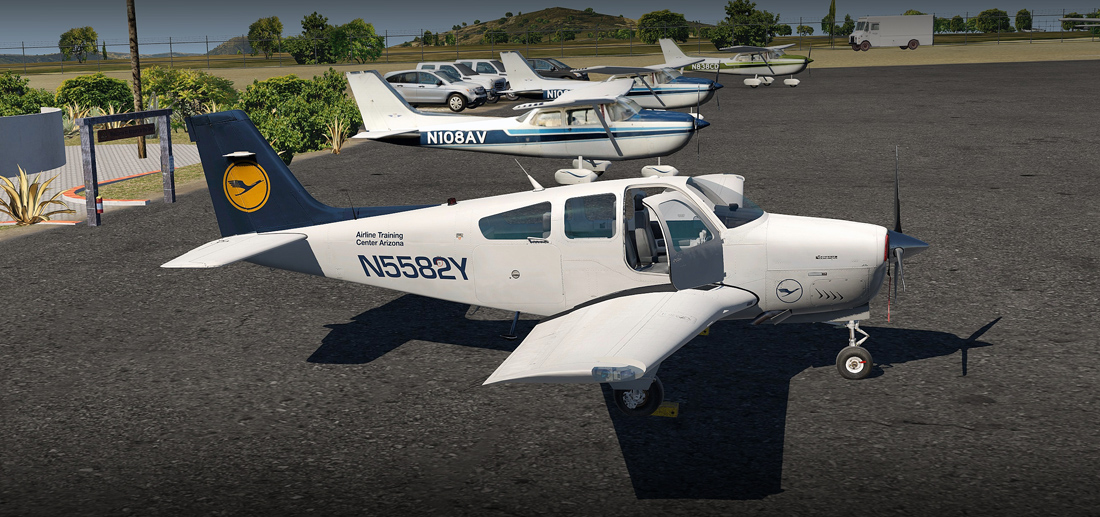 F33A BONANZA XPLANE 11 Carenado