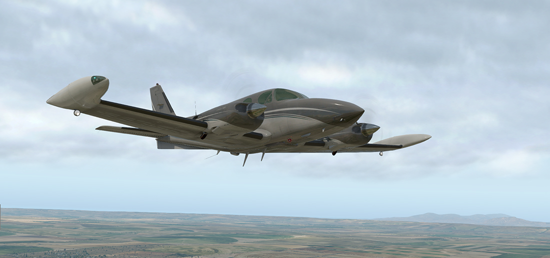 C340 II XPLANE 11 – Carenado