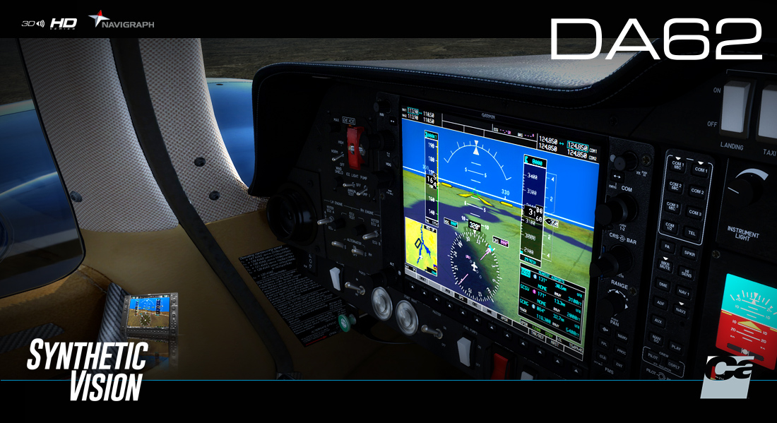 Da62 Instrument Panel DA62 G1000 FSX/P3D – Carenado