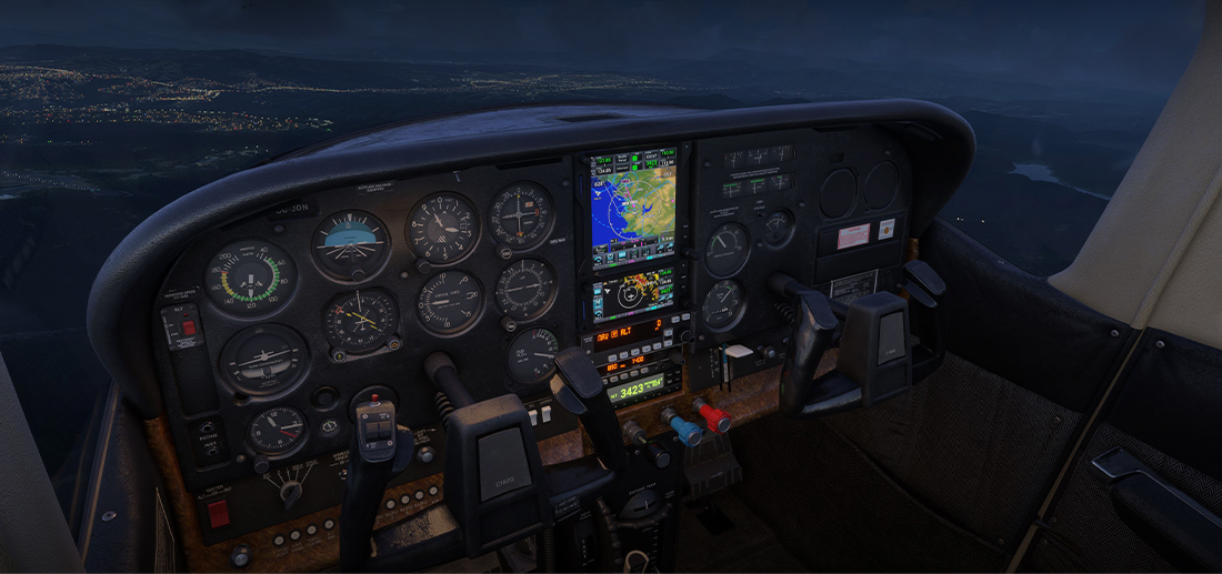 Cessna 182Q Skylane Cockpit