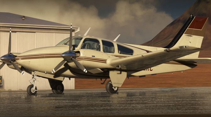 ADD-ON FOR
AVAILABLE ONLY AT MICROSOFT FLIGHT SIMULATOR
MARKETPLACE
Latest versions: 1.0.0
The B55 sets the standard for light twin-engine aircraft, blending performance, reliability, and elegance in a time-tested airframe. This low-wing aircraft with retractable landing gear offers impressive climb performance and exceptional cruise capability, making it a top choice for pilots who value both speed and redundancy.
Designed to comfortably accommodate up to six occupants, the B55 features a refined, spacious cabin with excellent visibility and an ergonomic layout—perfect for business travel, family trips, or instrument training. Its twin-engine configuration adds an extra layer of safety and confidence, particularly in IFR conditions or mountainous terrain.
Powered by two Continental IO-470-L engines producing 260 HP each, the B55 cruises efficiently at around 190 knots and offers a range of over 900 nautical miles. The B55 performs reliably across a wide range of flight conditions, striking a perfect balance between speed, endurance, and twin-engine assurance that has made it a true classic in general aviation.
Features
8 liveries + 1 white.
Aspen Avionics EFD1000 PFD option or steam gauges
Bendix King KFC 225 autopilot.
Garmin GNS530 and GNS430.
GTN750/GTN650 compatibility (pms50.com or tdssim.com).
Garmin GMA 340 audio panel.
Garmin GTX 330 transponder.
Weather Radar Bendix King IN-182A
Dual digital fuel flow indicator and fuel calculation.
Realistic HQ digital sounds.
Realistic flight dynamics.
Tablet interphase for switching between GNSs and GTNs (if installed).
Tablet interphase for switching between Aspen PFD and steam gauges.
Carenado RealXperience features such as attitude indicator startup, shivering needles, panel shaking among others.
Available only at Microsoft Flight Simulator marketplace
(in game market).
This Carenado product is an add-on to be used in a simulation platform (FSX, P3D, X-Plane or MSFS or other) (the