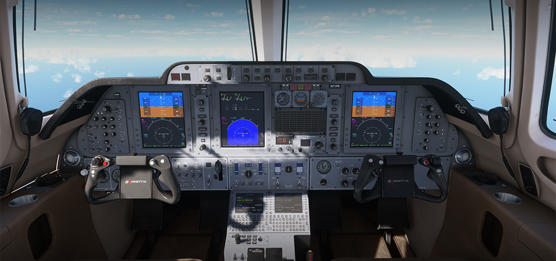 Cessna 390 Premier IA Cockpit