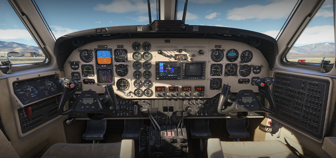 Beechcraft B200 King Air Cockpit